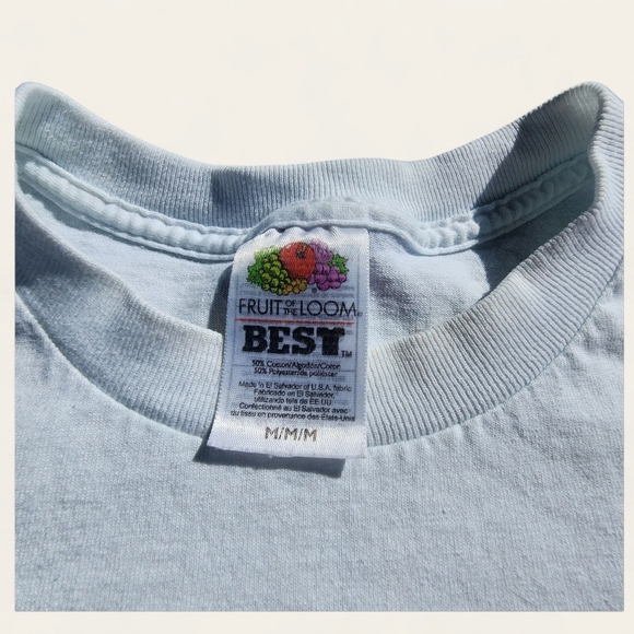 Vintage‎ Fruit of the Loom Cardinal & Floral Graphic Tee – Size Medium - Picture 3 of 5